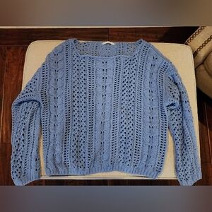 Moon & Madison Light Blue Knit Sweater